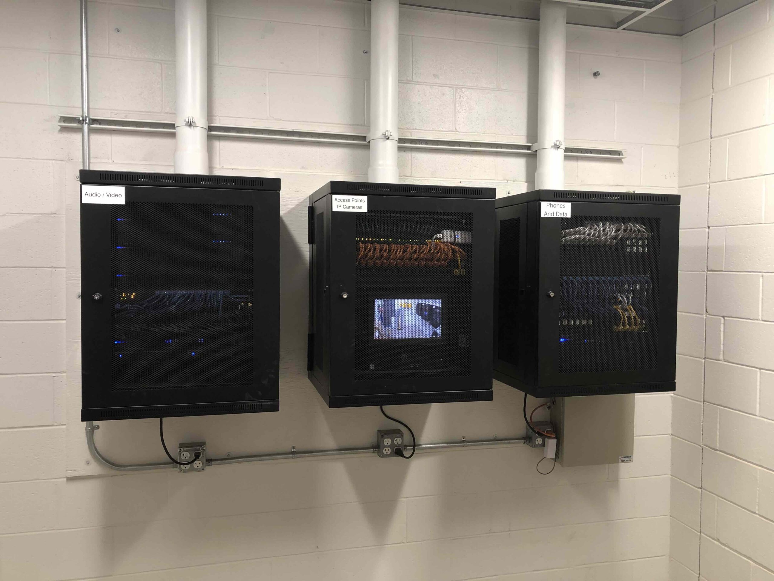 commercial equipment rack installers