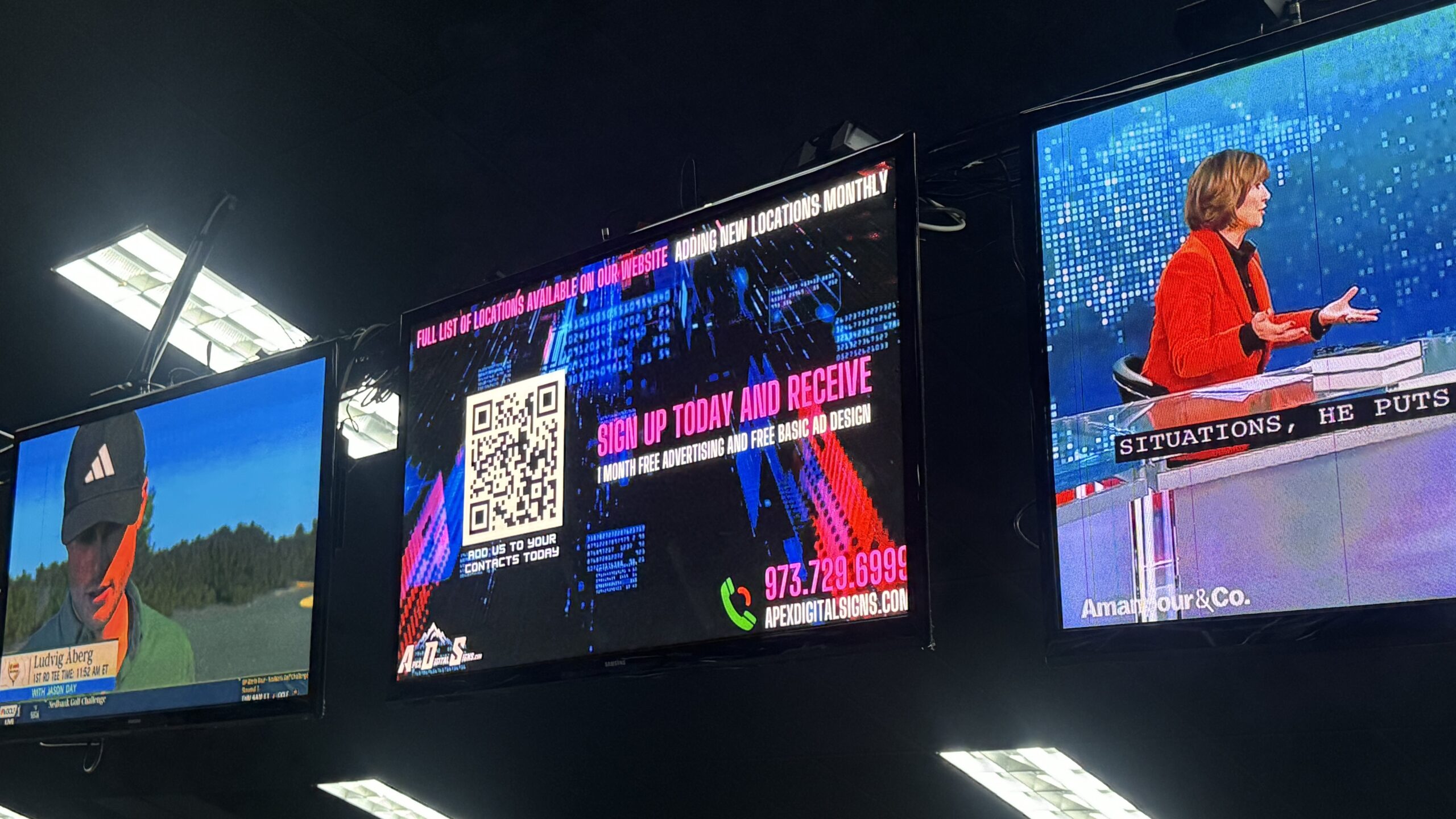 commercial television installation in hudson county