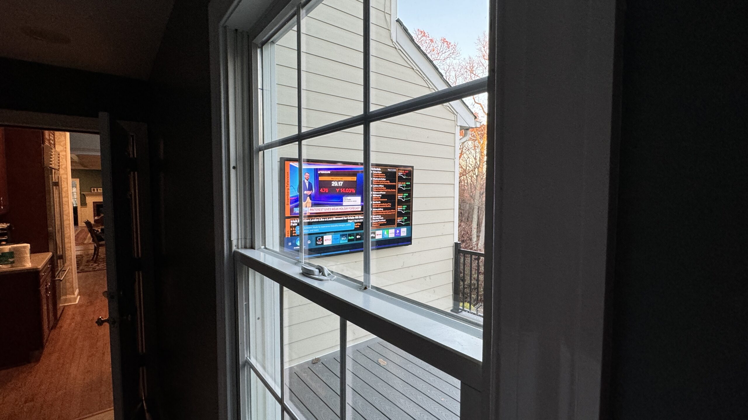 outdoor tv installation in hudson county, nj