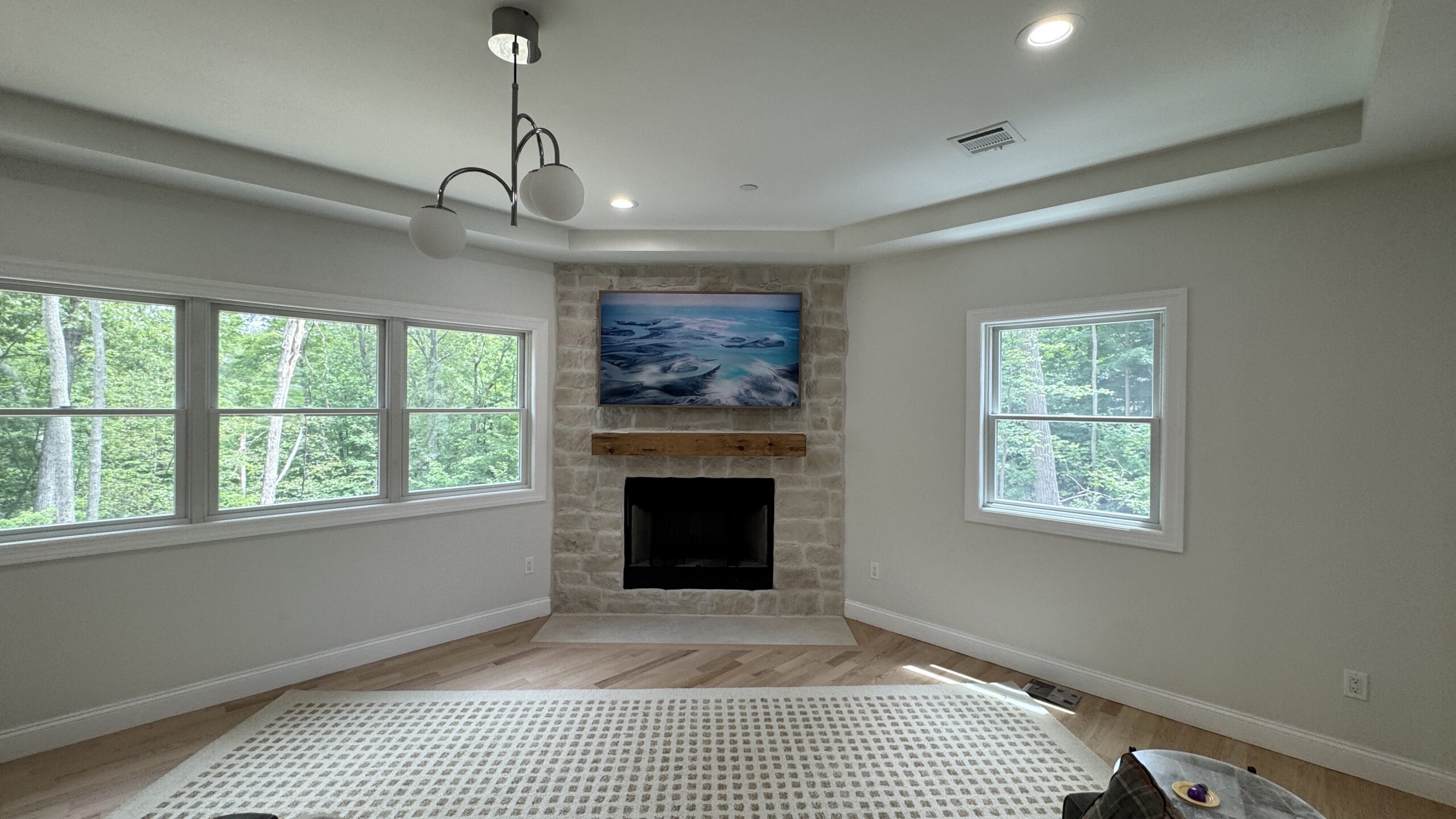 tv installation over the fireplace, hudson county, nj