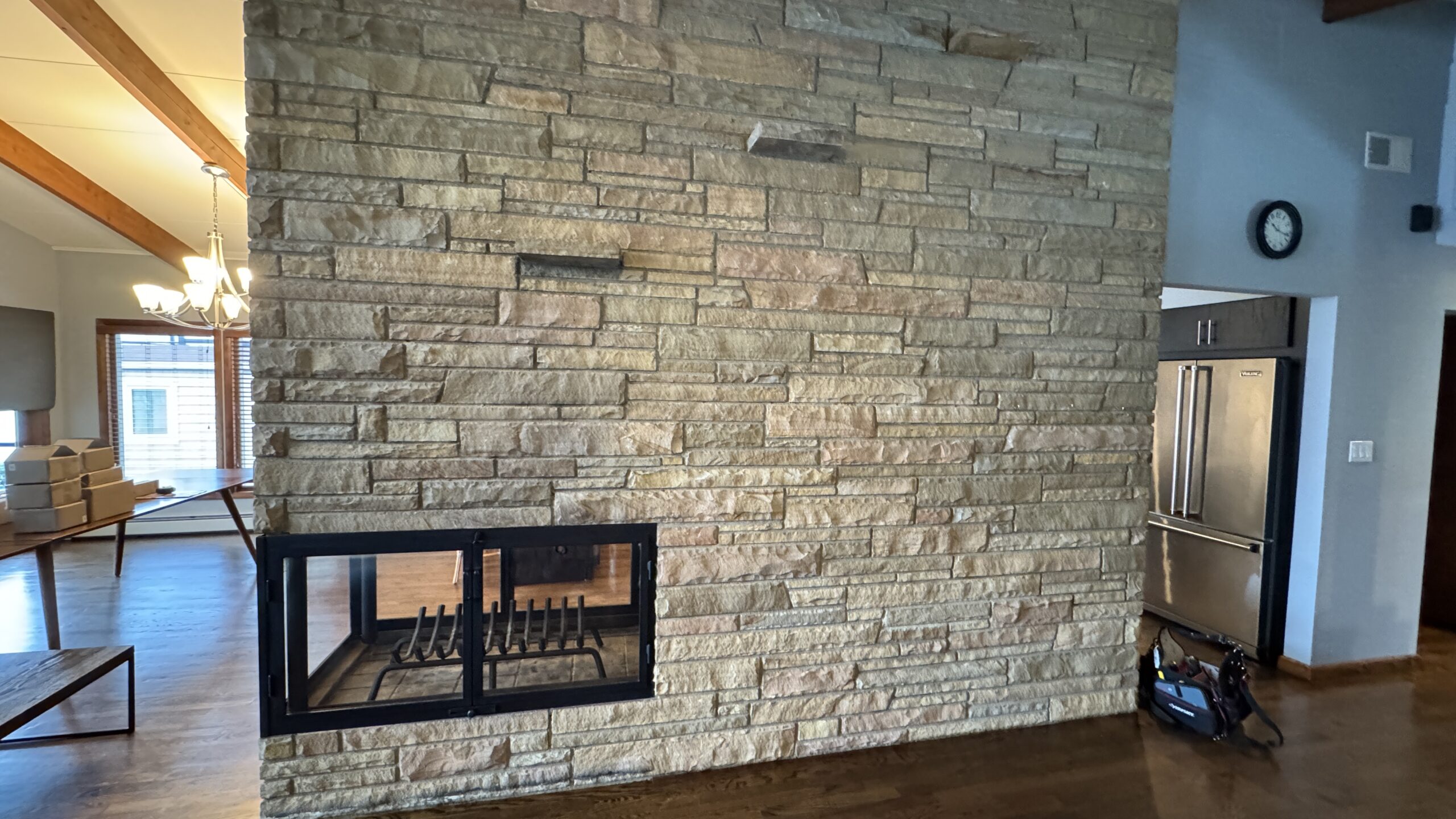 tv installation over fireplace